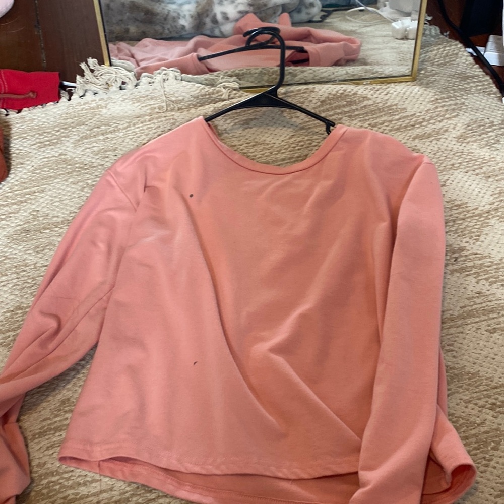 Cute pink crewneck